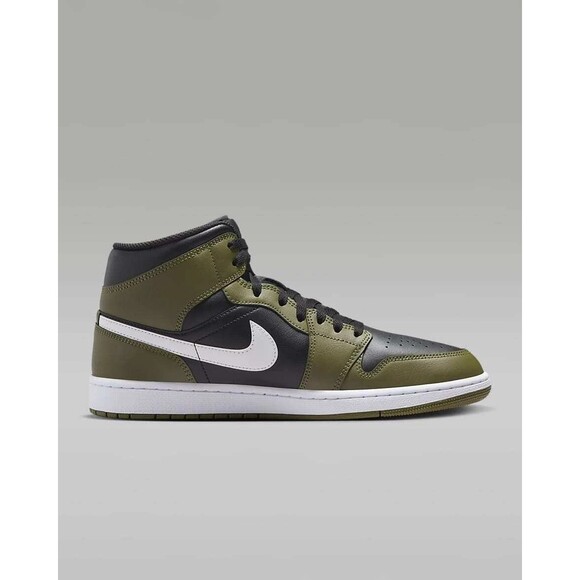 11.5M - [NEW] Men's Air Jordan 1 Mid Shoes 'Black' DQ8426-092 - Picture 4 of 8